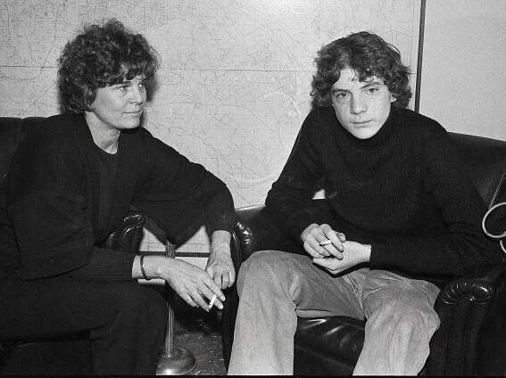 John Paul Getty III With His Mom