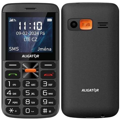 Mobilní telefon Aligator A910 4G Senior (A910B) černý | DATART