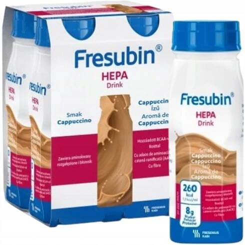 Fresubin Hepa Drink příchuť Cappuccino 4 x 200 ml