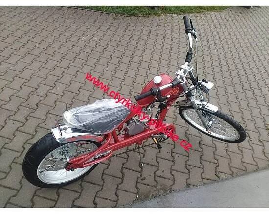 Moto kolo - motorové kolo Chopper 80cc red