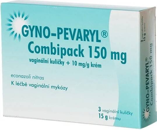 GYNO-PEVARYL COMBIPACK VAG/DRM 150MG+10MG/G CRM+VAG GLB 3+15G