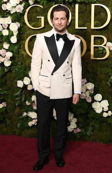Michael Angarano attends the 82nd Annual Golden Globe Awards at The Beverly Hilton on January 05, 2025 in Beverly Hills, California.