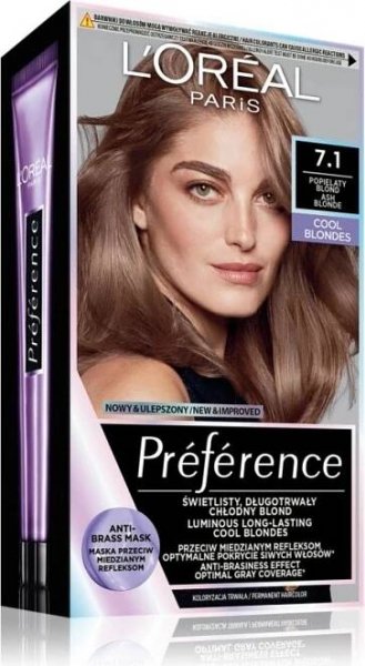 L'Oréal Préferénce 7.1 Island Blond popelavá