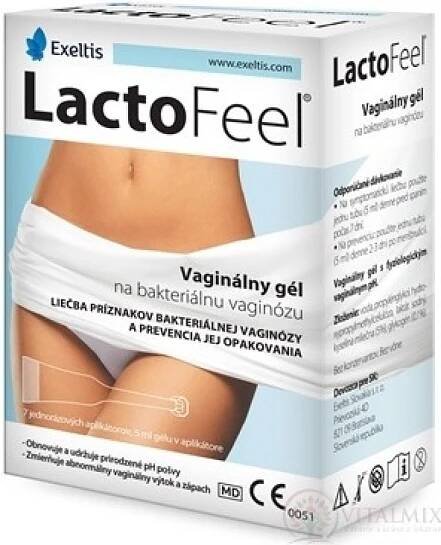 LactoFeel vaginální gel 7 x 5 ml