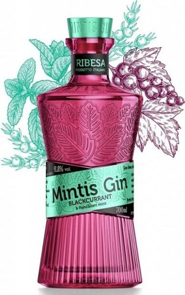 Mintis Gin Blackcurrant 41,8% 0,7 l (holá láhev)