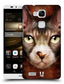 HEAD CASE plastový obal na mobil Huawei Mate 7 vzor Zvířecí tváře kočka sphynx