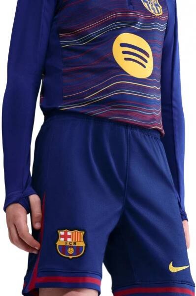 Dětské fotbalové kraťasy Nike Dri-FIT FC Barcelona 2025/26, domácí