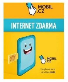 SIM karta Mobil.cz pro fotopasti s GSM