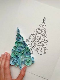 Paper Quilling Peacock Craft