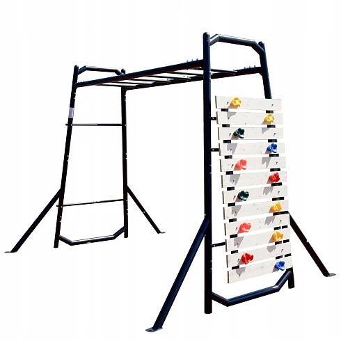 Zahradní posilovna Monkey bar + lezecká stěna Dětské hřiště Žebříky Ogr