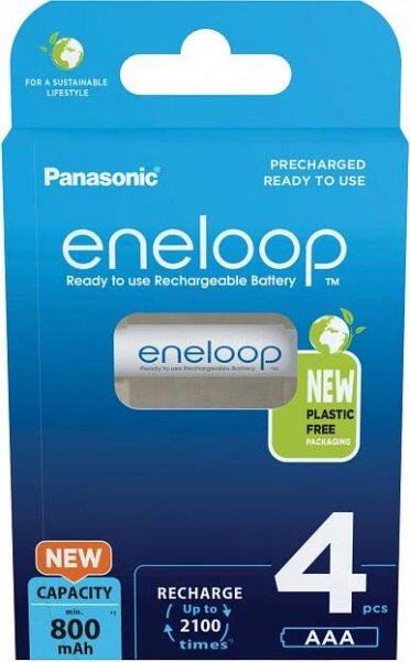 Panasonic Eneloop AAA 800mAh 4 ks - Smarthome - K24.cz