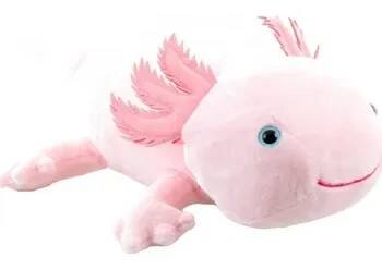 plyšák PLYŠ Axolotl růžový 32cm Eco-Friendly (plyšová hračka)