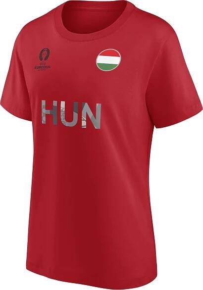 FANATICS UEFA EURO 2024 HUNGARY NATION FLAG - Dámské triko - 1