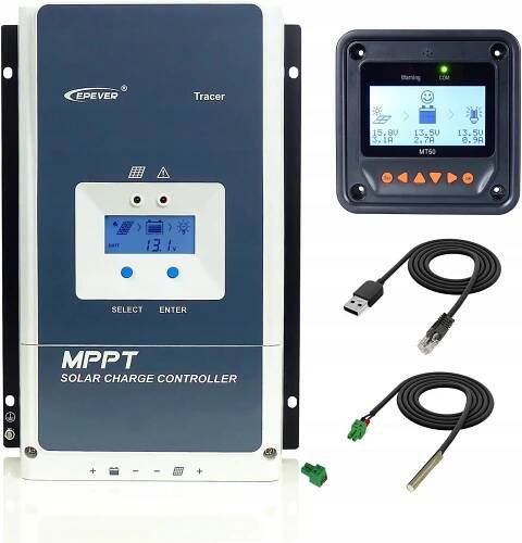 POŠKOZENÝ Regulátor solárního panelu EPEVER, MPPT 60A, 150V, 3000W