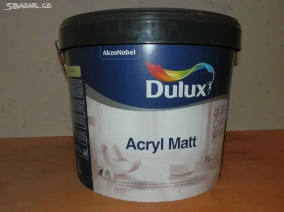 Malířská barva Dulux Acryl matt 10 l bílá