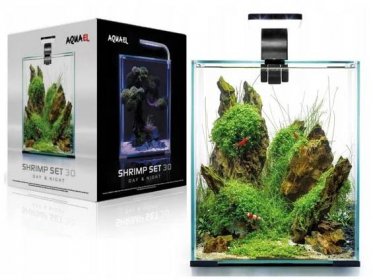 AquaEl akvárium Smart LED Shrimp set 10l nové, jen rozbalené - Zvířata