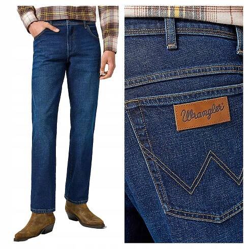Wrangler TEXAS W36 L32 Pánské džínové kalhoty džíny JEDNODUCHÉ