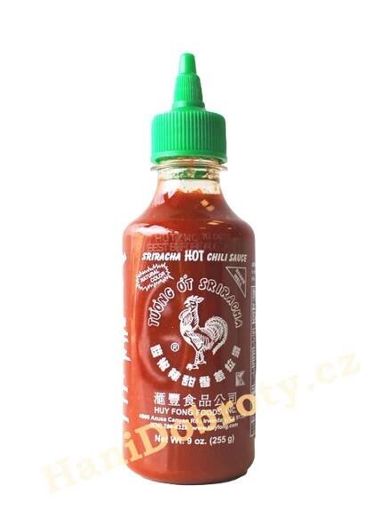 Sriracha chilli omáčka HUY FONG s kohoutem USA original 255g