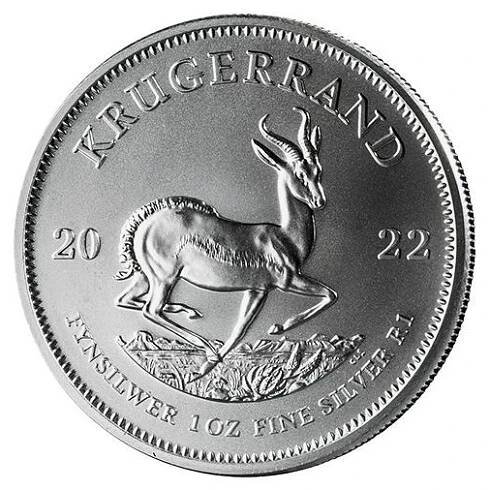 Stříbrná mince 1 Oz Krugerrand různé roky