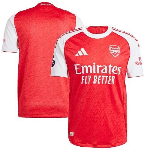 Arsenal adidas 2025/26 Home Authentic Jersey - Red