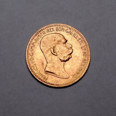 Zlatá 10 Koruna Franz Josef I. - 1909
