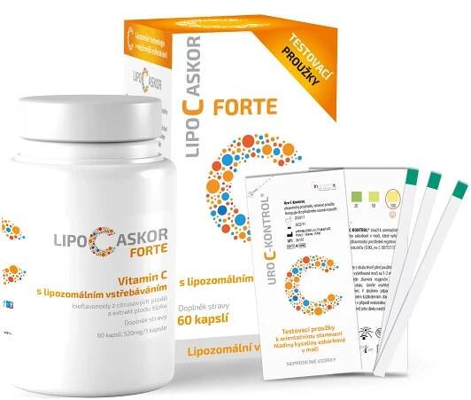 InPharm Lipo-C-Askor Forte 60 cps. od 269 Kč