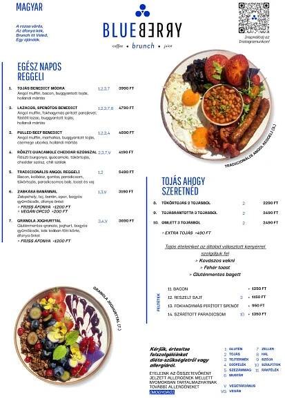 Menu – Blueberry Brunch