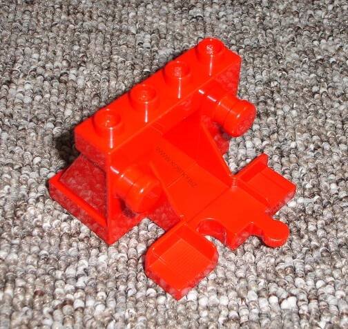 Lego Duplo D40660C (35967) koleje - slepá kolej (zarážka) červená NOVÉ