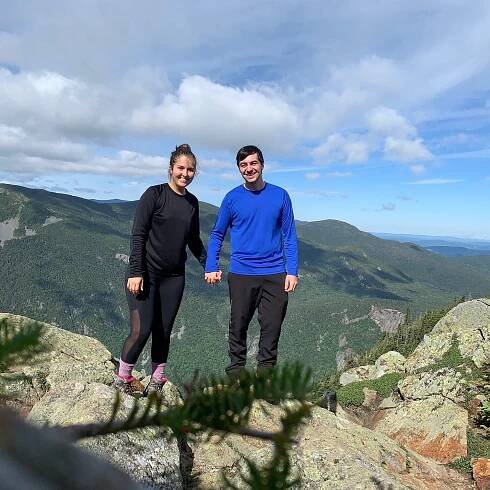 Hiking Mount Webster — Adam and Emily 