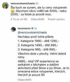 Michal Nesvadba zavalen kritikou: Vystoupení v O2 aréně za přemrštěné ceny?!