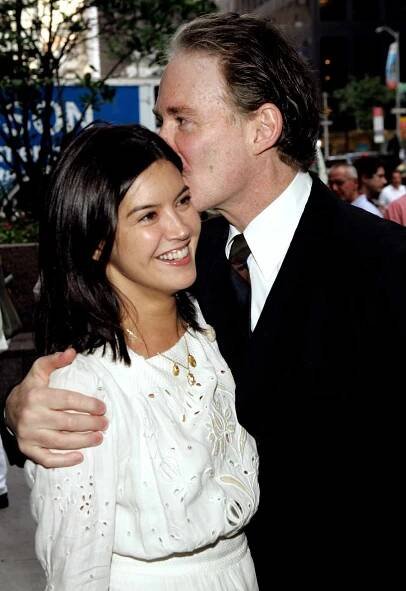 Actress Phoebe Cates and her husband actor Kevin Kline attend the opening of "The Paris Letter" at the Laura Pels Theatre June 9, 2005 in New York City. 