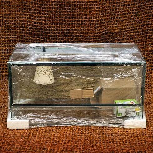 Terárium gekončík 60x30x30cm s osvětlením Robimaus