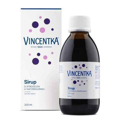 Vincentka Sirup 200 ml - MJ-KrasaZdravi.cz