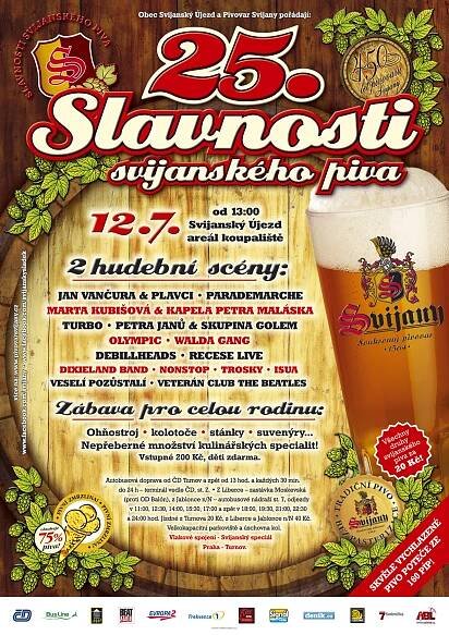 Narozeninové Slavnosti svijanského piva již tuto sobotu – 
