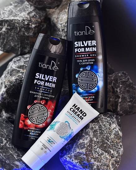 Šampon se stříbrem pro muže