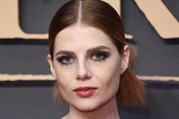 Lucy Boynton’s Latest Beauty Look? Goth-Girl Glamour