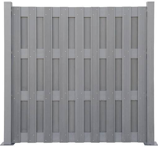 OBI Plotový prvek WPC světle šedý 180 x 180 cm