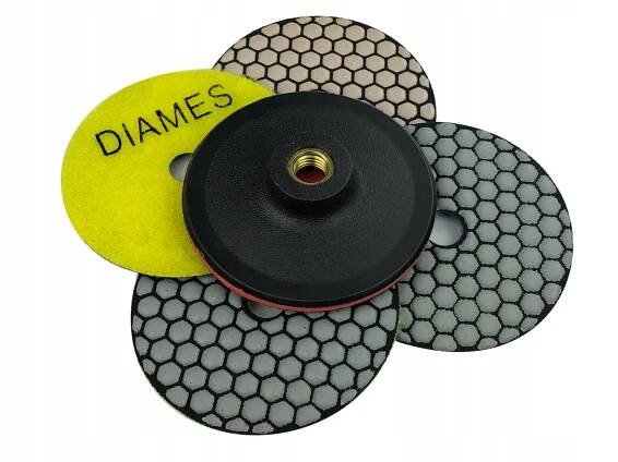4 KS LEŠTICÍ KOTOUČE SUCHÉ GRES 100 DRŽÁK M14 Značka Diames