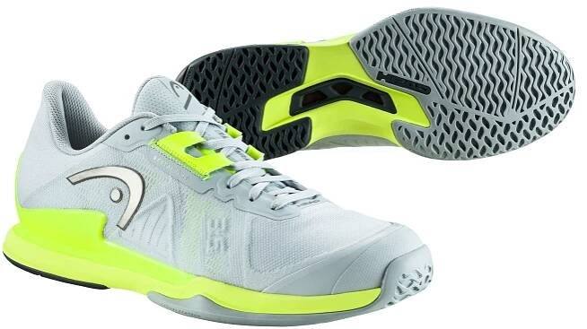 Pánská tenisová obuv Head Sprint Pro 3.5 AC Grey/Yellow