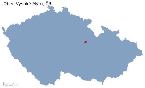 Základní mapa obce České Budějovice v ČR