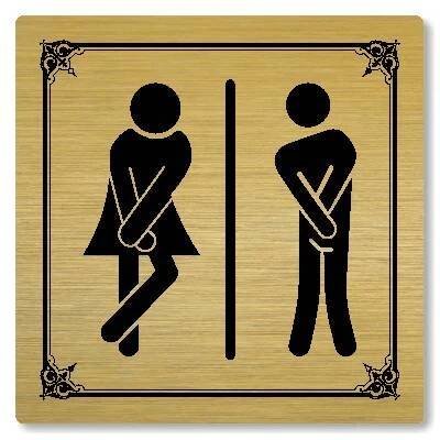 WC společné, piktogram