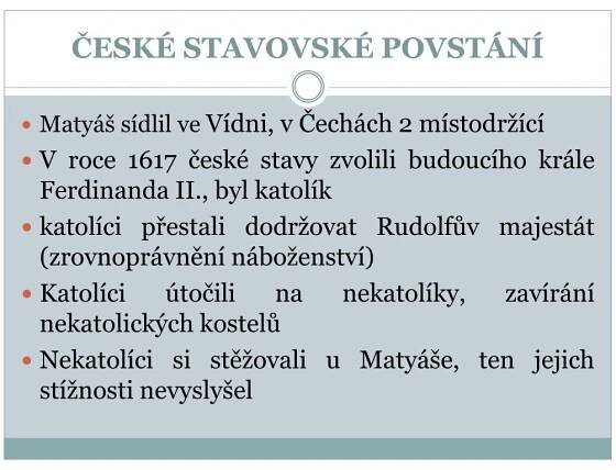 PPT - TŘICETILETÁ VÁLKA PowerPoint Presentation, free download - ID:1145823