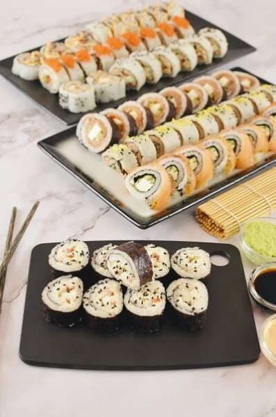 Canned Crabmeat Sushi Maki Roll - All Spiced Out