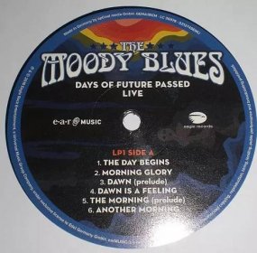 2LP The Moody Blues: Days Of Future Passed Live