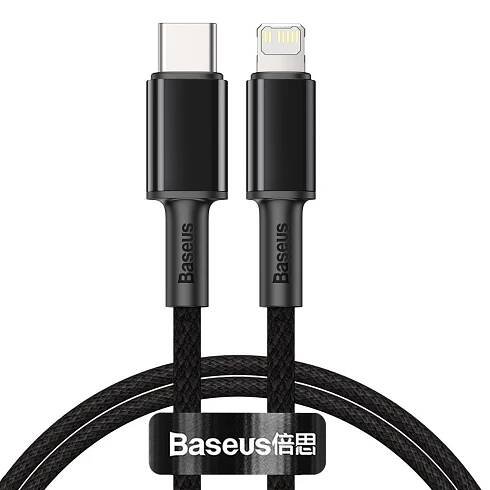 BASEUS KABEL USB-C LIGHTNING POWER DELIVERY PD 20W VÝKONNÝ 3A 1m