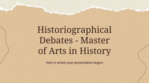 Historiographical Debates - Master of Arts in History presentation template 