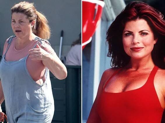 Rarely-seen ex-Baywatch star Yasmine Bleeth, 55, steps out in LA to run errands
