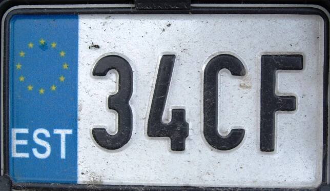 Kfz-Kennzeichen (Estland)