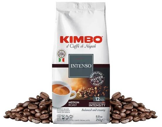 Zrnková káva KIMBO Aroma Intenso 250g