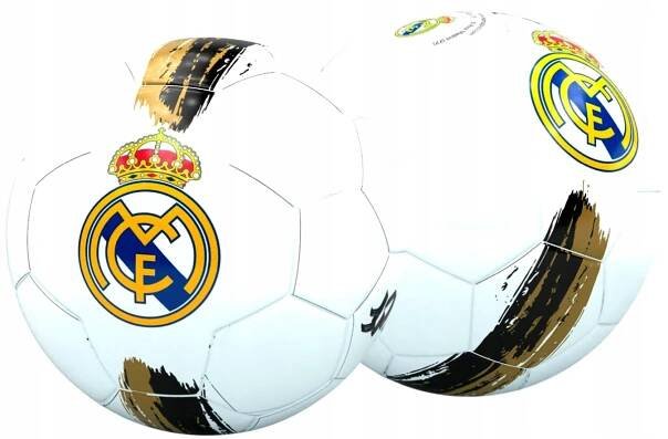 Fotbalový míč Real Madrid VEL.5 LICENCE ORIGINÁL Hlavní barva stříbrná